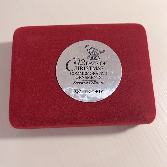 🎄Waterford 1996 The 12 Days of Christmas 2nd Ed.Ornament.Signed by Fred Curtis. - Picture 4 of 12